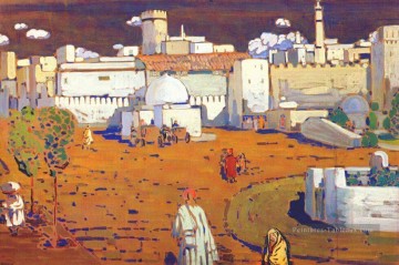 Ville arabe Wassily Kandinsky Peinture à l'huile